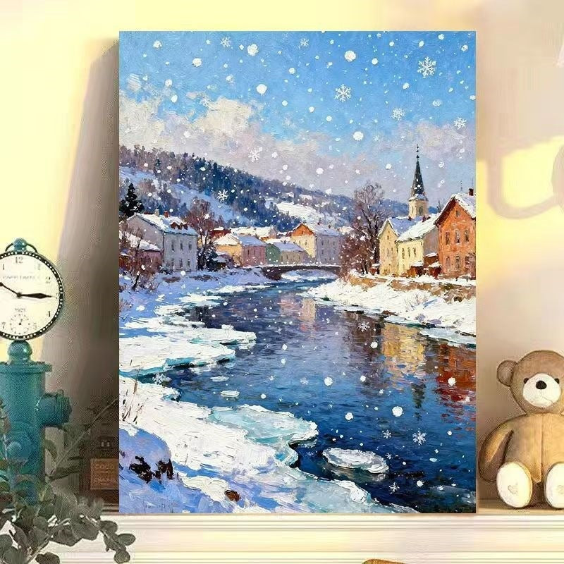 Winter Wonderland Landscape Canvas Art Stornfield