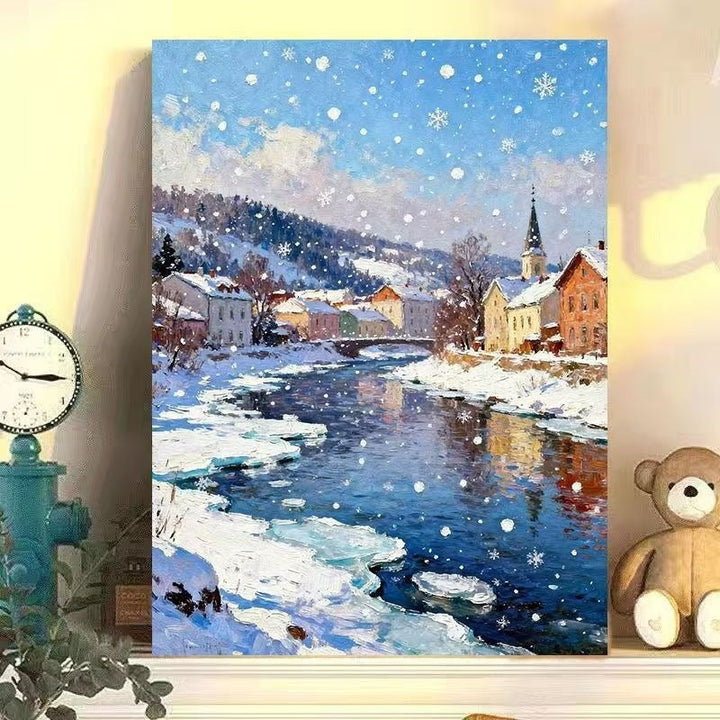 Winter Wonderland Landscape Canvas Art Stornfield