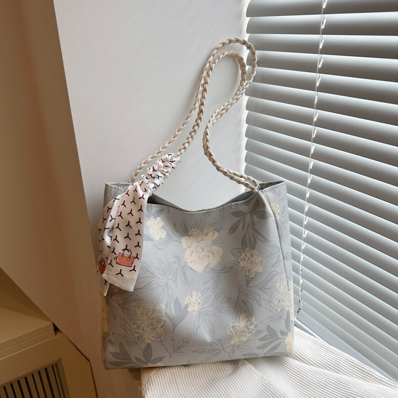 Floral Patterned Shoulder Tote Bag Stornfield