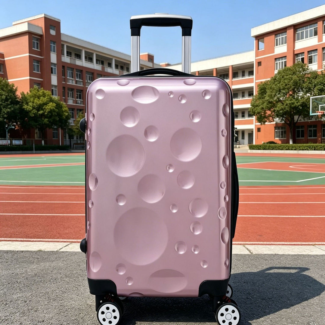 Unisex Modern Bubble-Pattern Hard Shell Spinner Suitcase Stornfield