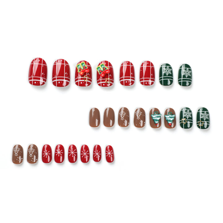 Artistic Christmas nail art with festive design Stornfield