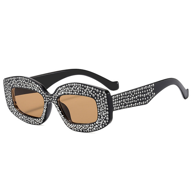Women striking sunglasses with glamorous rhinestones Stornfield