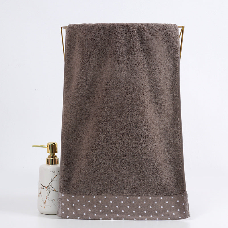 Terry Towel With Stylish Polka Dot Design Stornfield