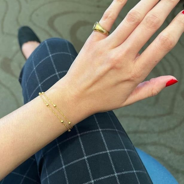 Delicate Silver Chain Bracelet Stornfield