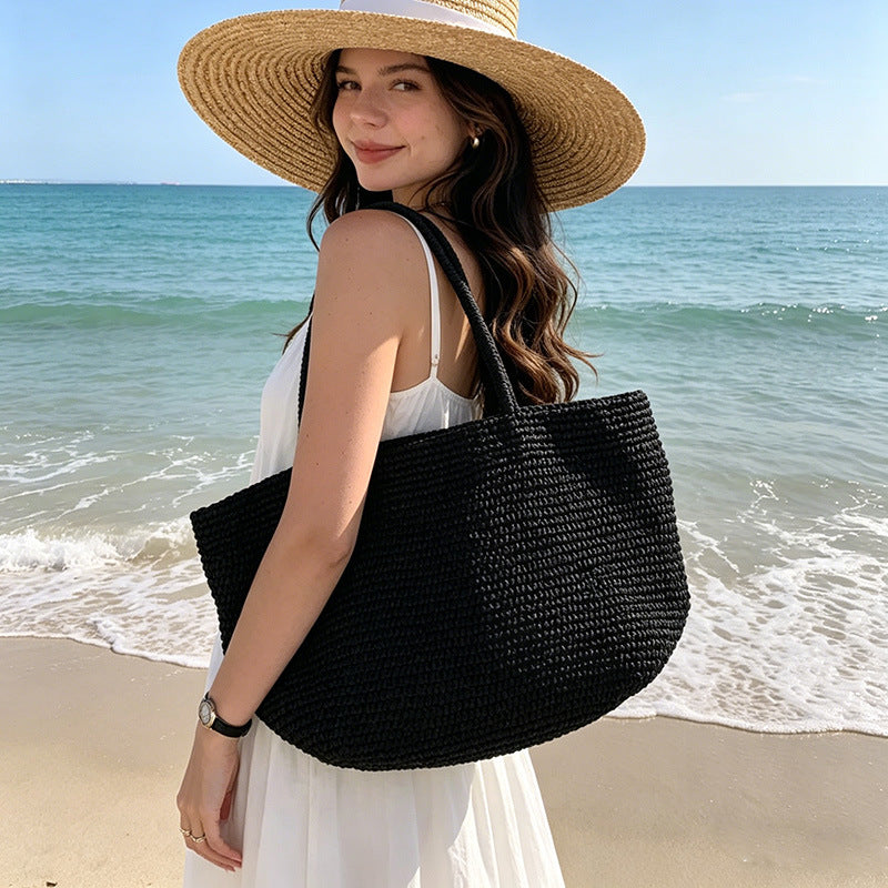 Handcrafted Beach Bag Made of Natural Material Stornfield