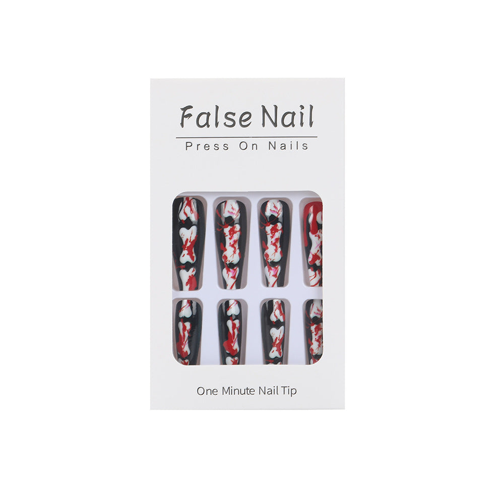 Creative art nails with exciting splatter pattern Stornfield