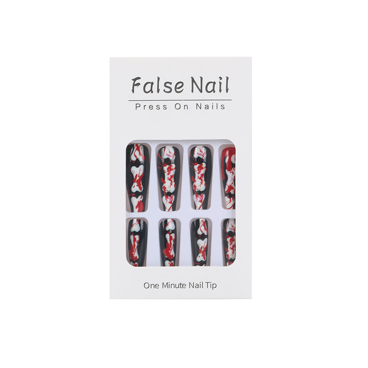 Creative art nails with exciting splatter pattern Stornfield