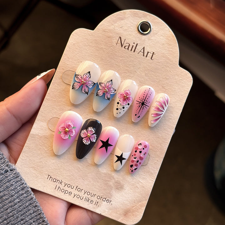 Decorative Press-On Nail Collection Stornfield