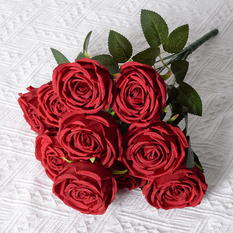 Silk Floral Rose Bouquet