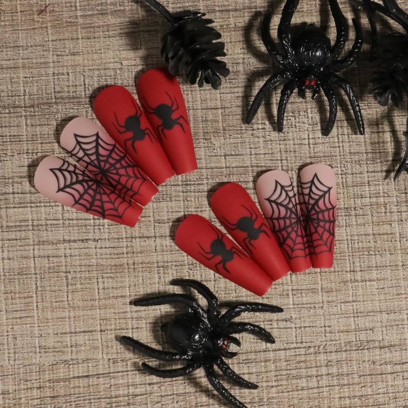 Halloween-Themed Press-On Nail Art Stornfield