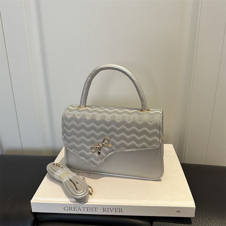 WoChic Textured Handheld Satchel Bag Stornfield