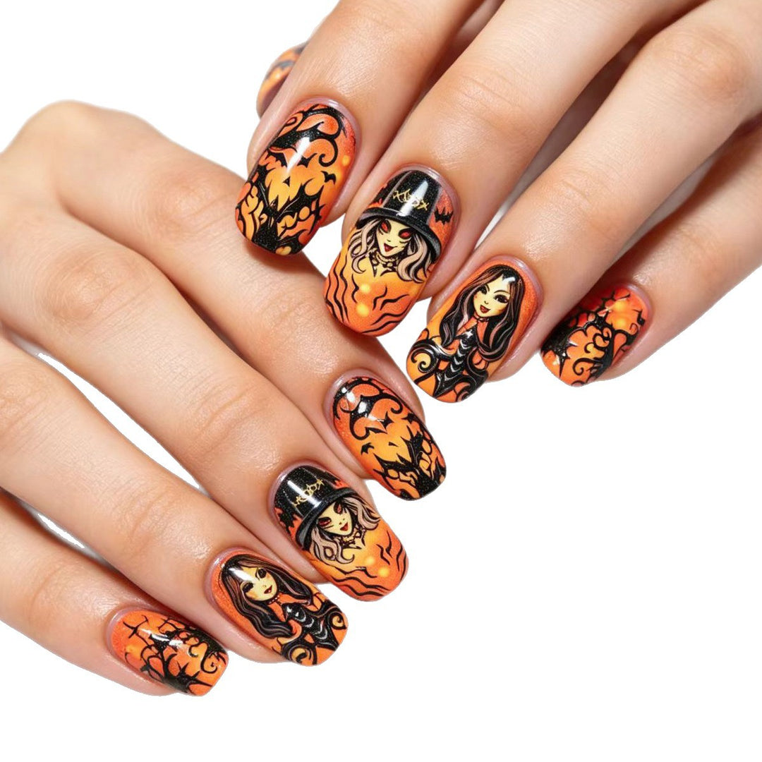 Creative Halloween-style Art Nails Stornfield