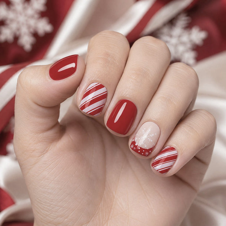 Festive Holiday Themed Nail Art Set Stornfield