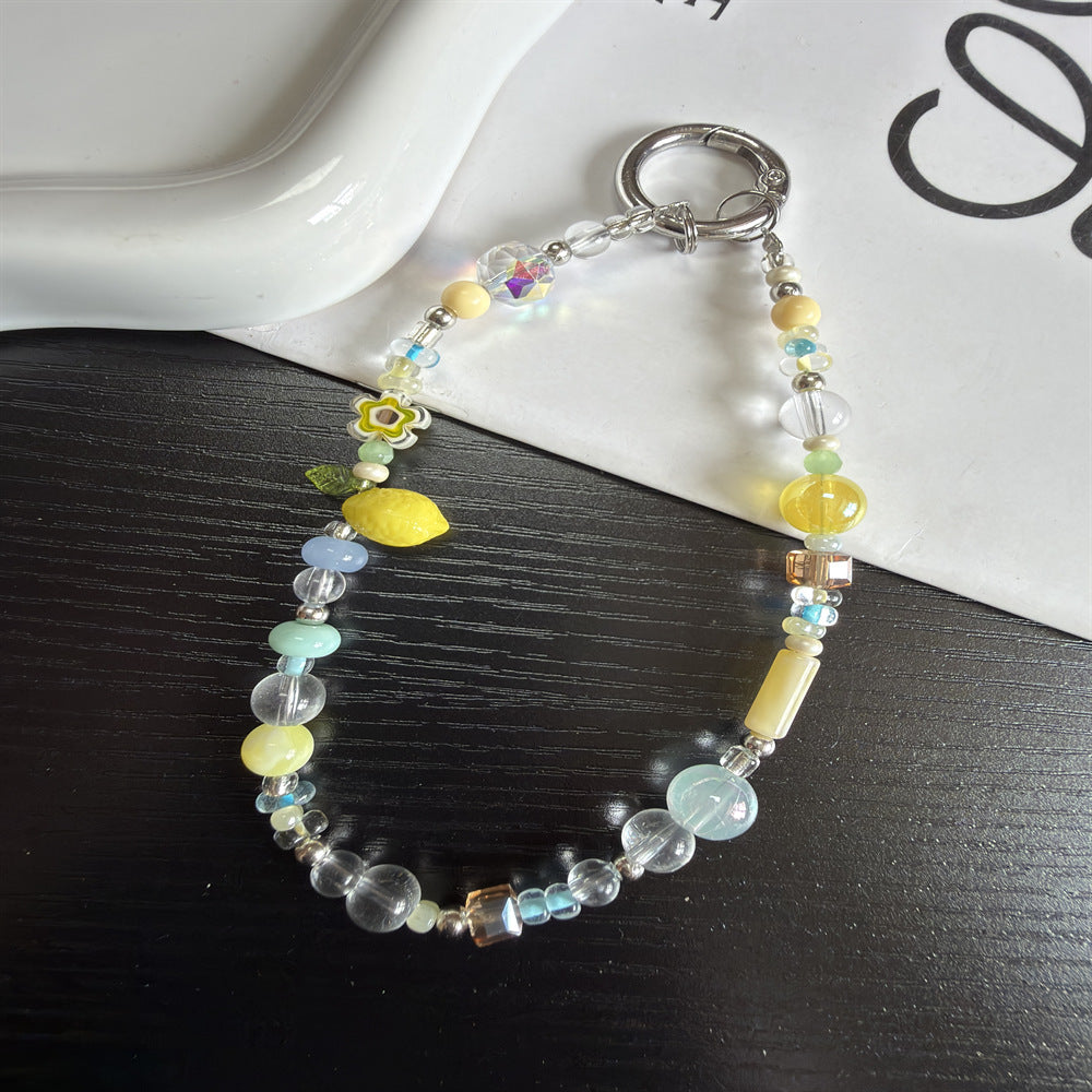 Decorative Beaded Charm Keychain Stornfield 1790135504