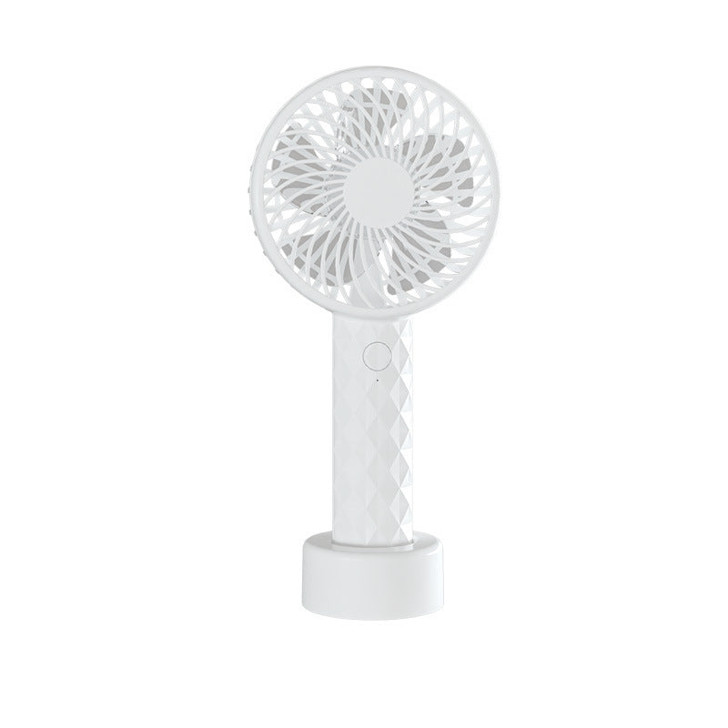 Women's Portable Mini Hand Fan with Ergonomic Grip and USB Charging Function Stornfield