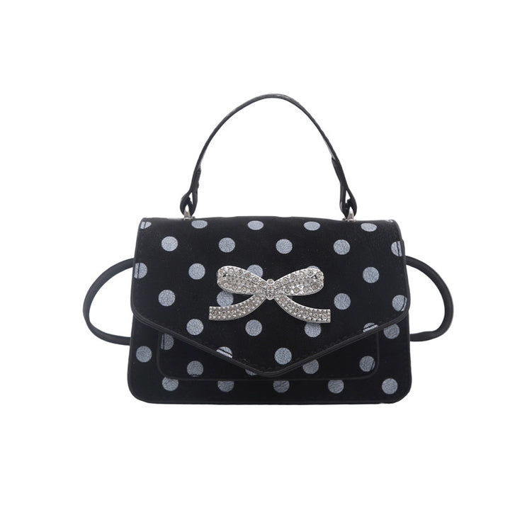 WoElegant Polka Dot Handheld Satchel Bag Stornfield