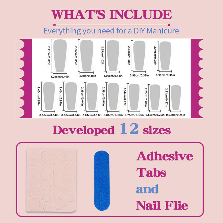 Acrylic nail set with elegant glitter design and playful bow accents Stornfield