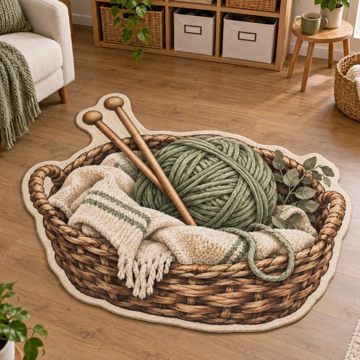 Highland Cattle-Themed Area Rug