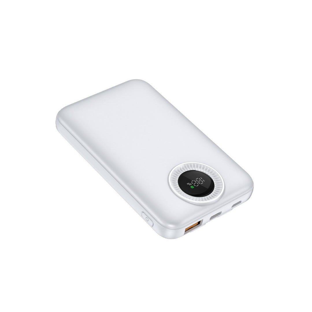 Portable high-performance power bank with inductive charging technology and digital display Stornfield