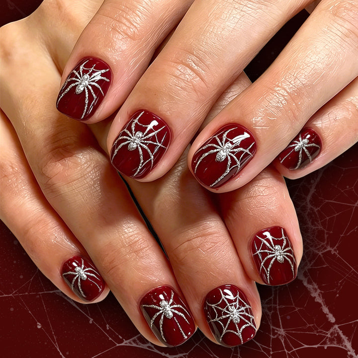 Halloween-Themed Spider Nail Art Stornfield