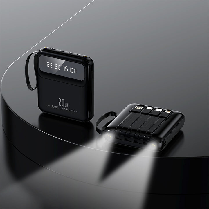 Portable power bank with multifunctional fast charging capability and digital display Stornfield