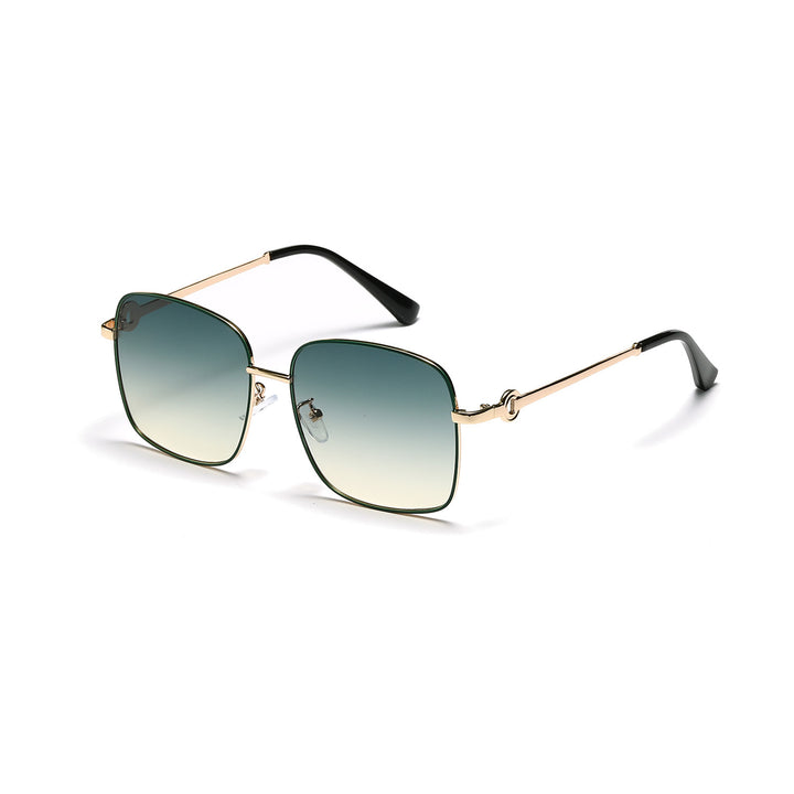 Ladies elegant square sunglasses with high-quality metal frame Stornfield