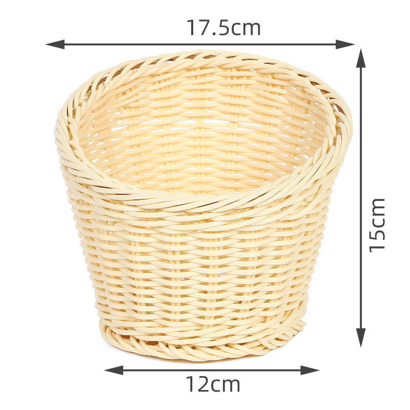 Decorative Woven Round Basket Stornfield