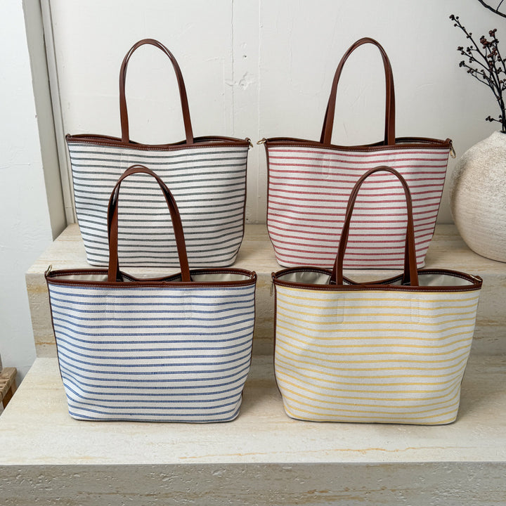 Reusable Striped Beach Tote Stornfield