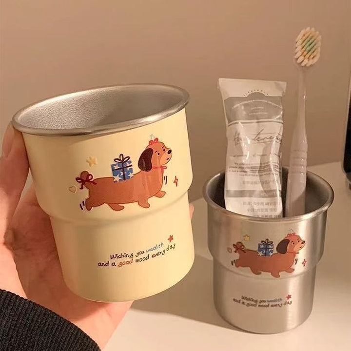 Toothbrush holder with cheerful dog design Stornfield