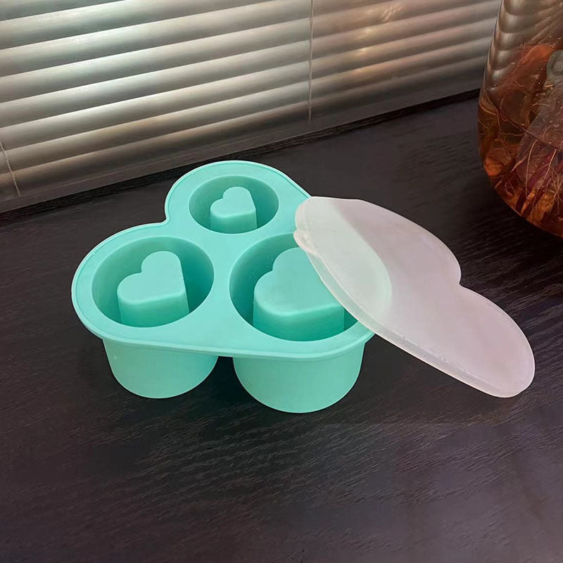 Women's Silicone Ice Cube Tray with Removable Lid Stornfield