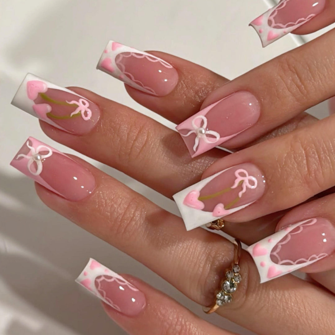 Artful stiletto nails with glitter accents Stornfield