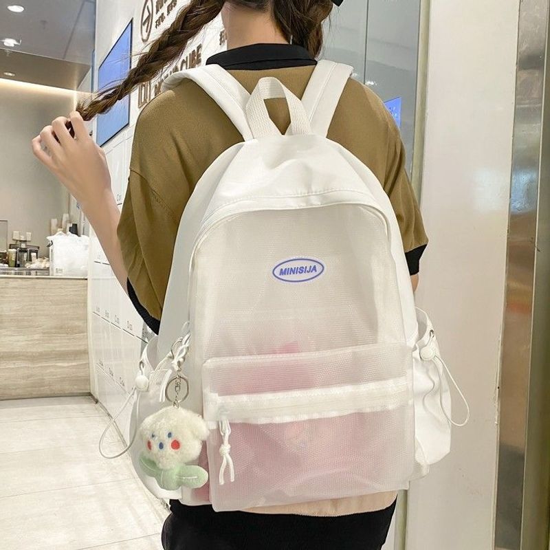 Transparent Mesh Backpack Stornfield