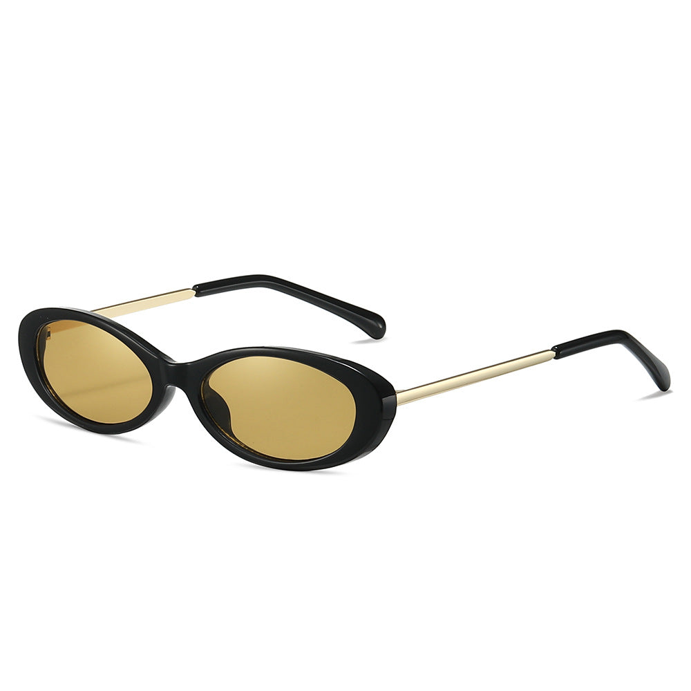 Retro-Inspired Oval Frame Sunglasses Stornfield