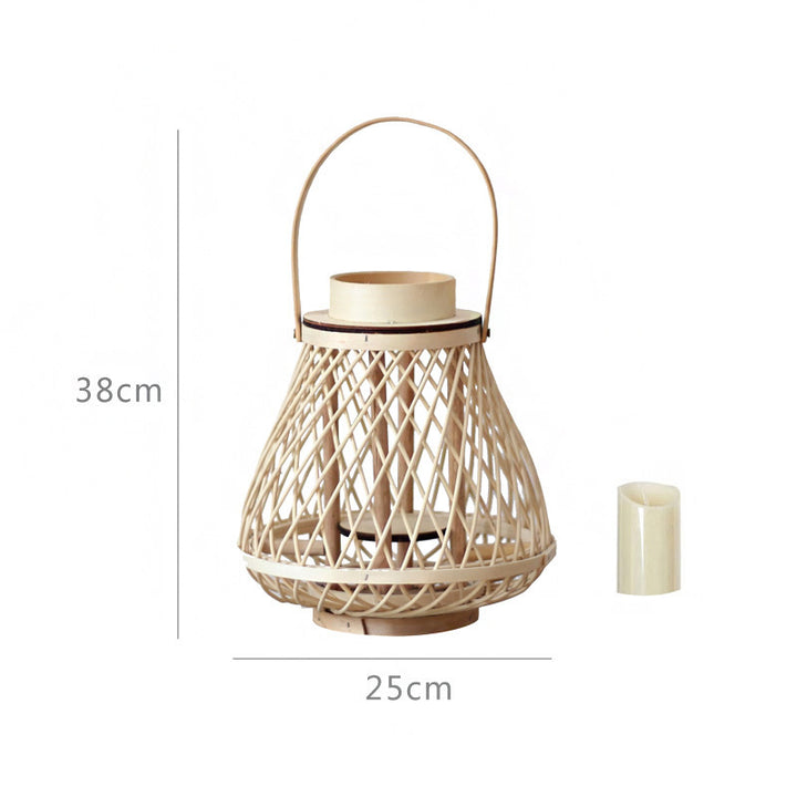 Stylish Rattan Lantern Stornfield