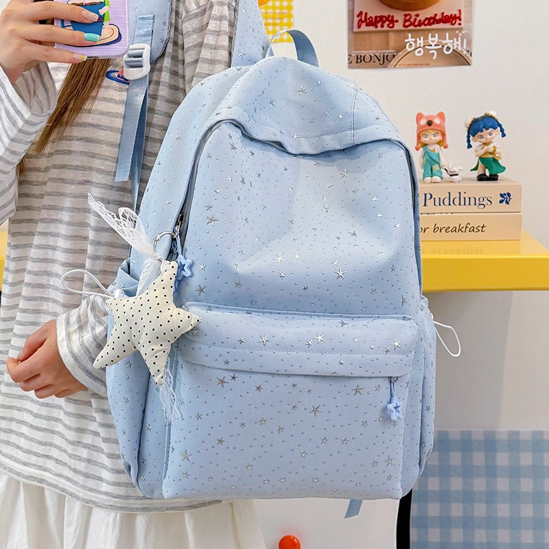 Star-Patterned Lightweight Backpack Stornfield