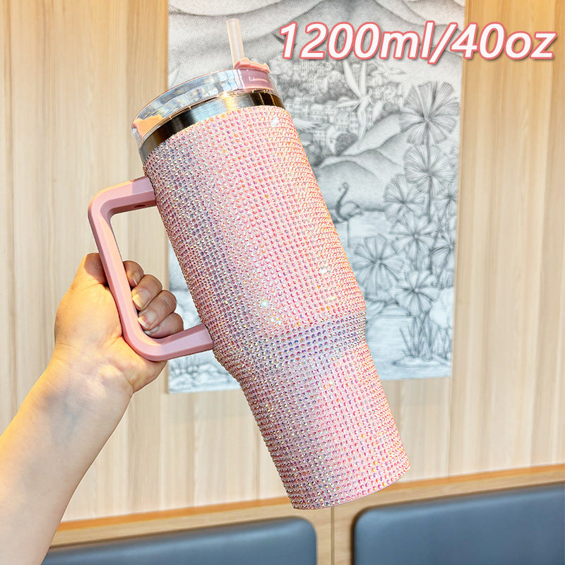 Women's Sparkling Water Bottle with Large Volume and Ergonomic Handle Stornfield