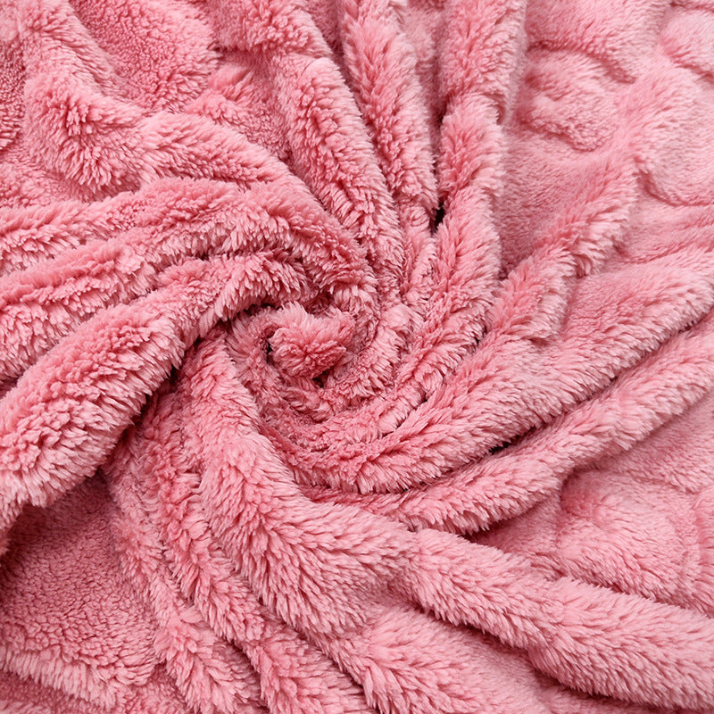Ladies Cozy Microfiber Quick Change Blanket in Modern Checkered Pattern Stornfield