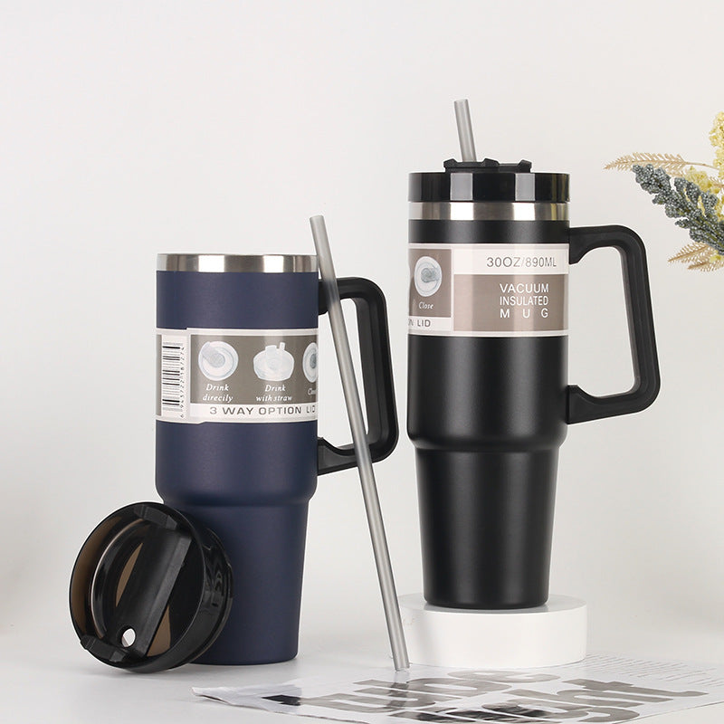 Ladies Insulated Portable Drinking Cup with Straw Stornfield