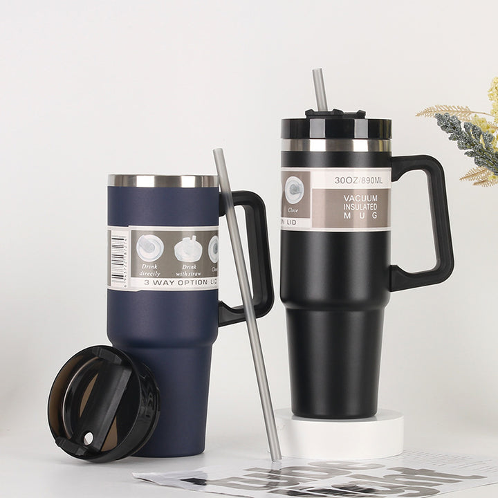 Ladies Insulated Portable Drinking Cup with Straw Stornfield
