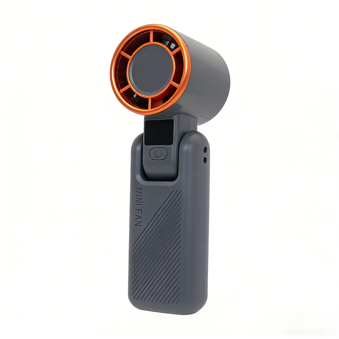 Women's Portable Mini Handheld Fan with USB Charging Function and Digital Display Stornfield