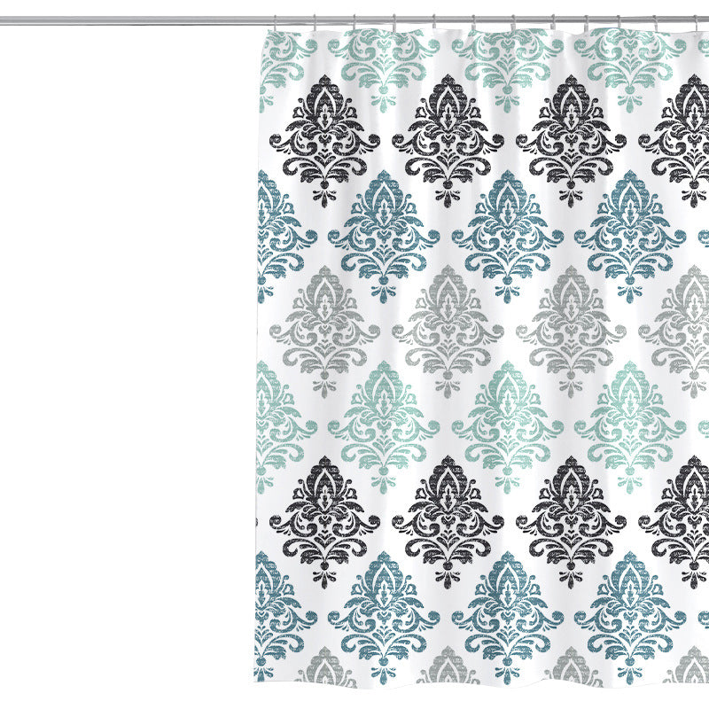Women's Elegant Damask Shower Curtain Stornfield