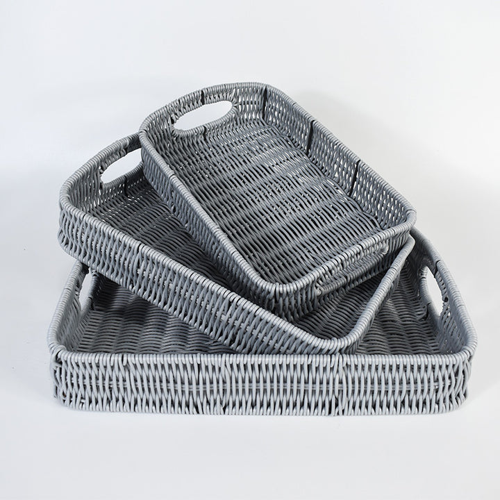 Stacking Woven Storage Trays Stornfield