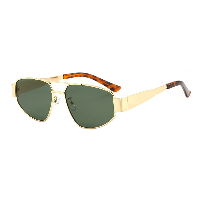 Men's Aviator-Style Metallic Sunglasses Stornfield