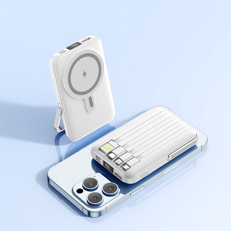 Portable power bank with multifunctional charging cables Stornfield