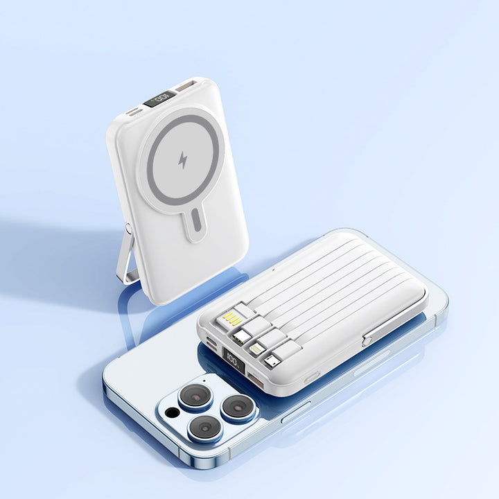 Portable power bank with multifunctional charging cables Stornfield