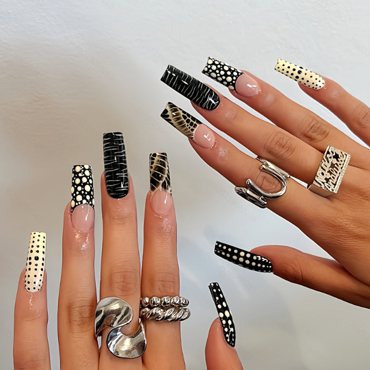 Elegant Press-On Nail Art Kit