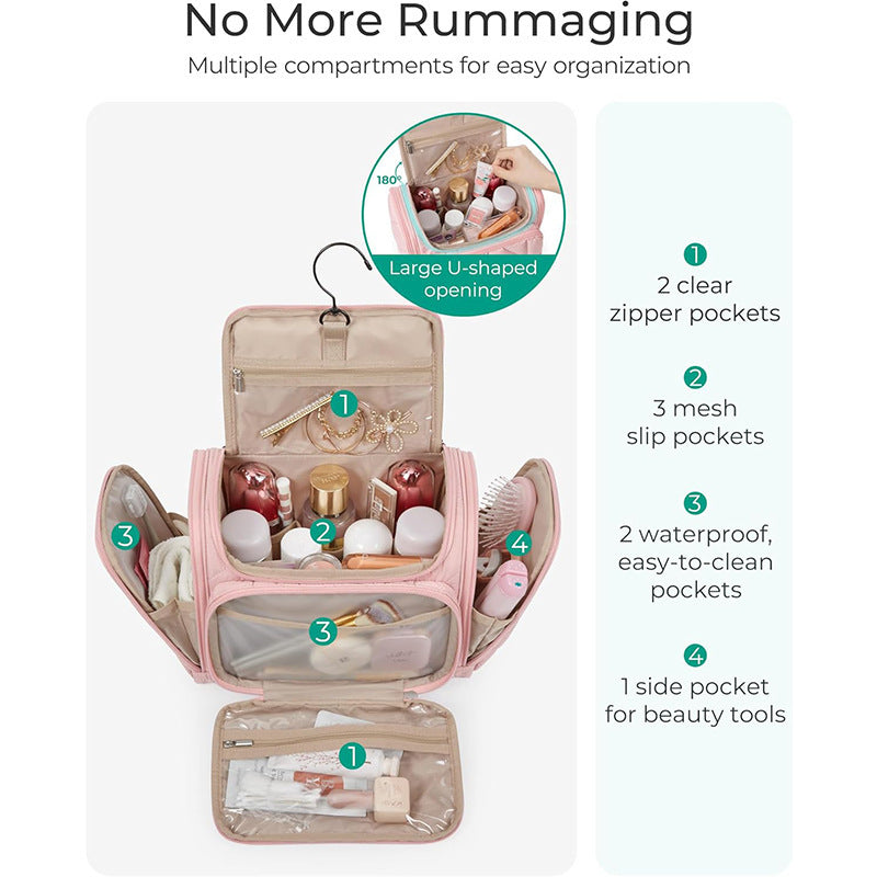 High-quality cosmetic organizer bag with removable compartments Stornfield