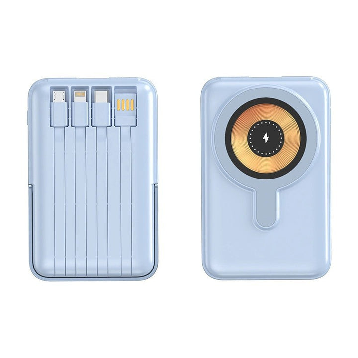 Portable power bank with multifunctional charging cables Stornfield