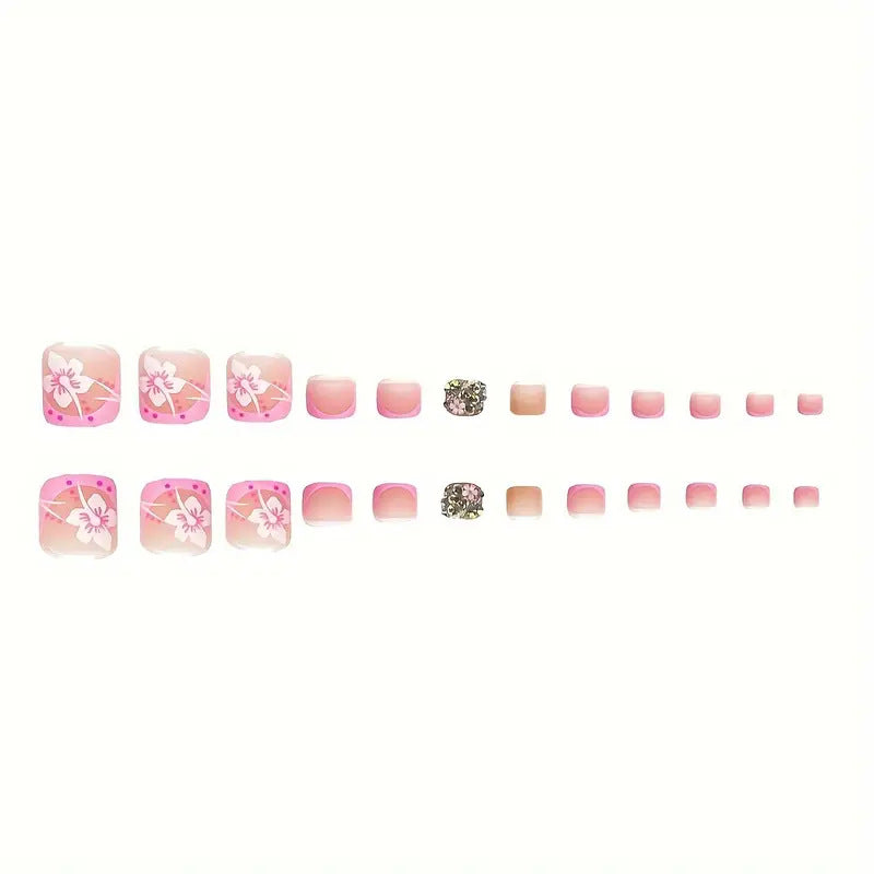 Floral Art Press-On Nail Set Stornfield