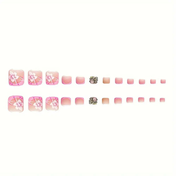 Floral Art Press-On Nail Set Stornfield